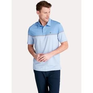 Vineyard Vines Men's Caneel Bay Stripe Bowline Polo Shirt Size Large